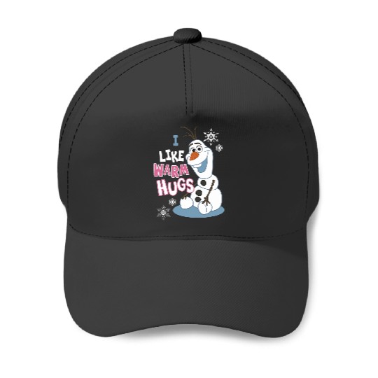 disney frozens Christmas Olaf I Love Warms Hugs Portrait Baseball Caps