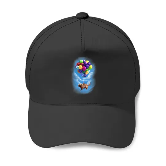 Disney Pixars Up Dug Balloon Floating Graphic Baseball Caps