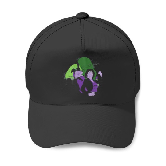Marvels Studios She hulk Jennifer Walters Spray Paint Disneyss+ Baseball Caps