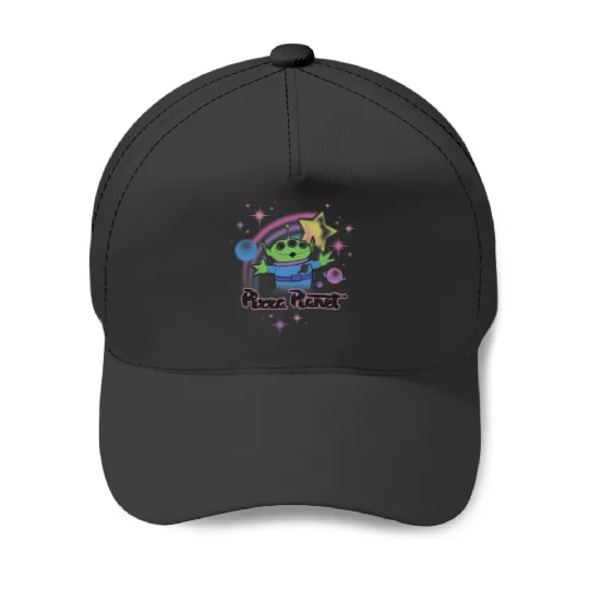 Disney Pixars Toy Story Alien Pizza Planets Airbrush Baseball Caps