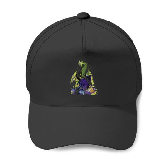 Disney Sleeping Beauty Maleficent Dragon Silhoue Baseball Caps