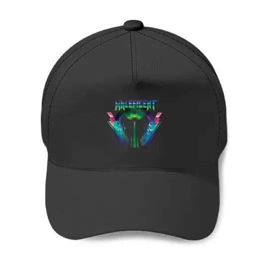 Disney Villains Maleficent 90s Rock Band Neon Baseball Caps