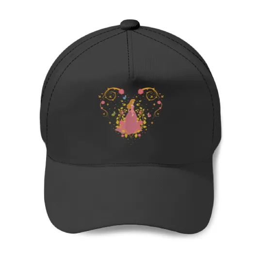 Disneyss Princess Sleeping Beauty 65th Anniversary Rose Heart Baseball Caps
