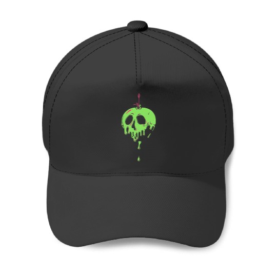 Disneyss Snow White Poison Apple Green Neon Left Chest Pocket Baseball Caps