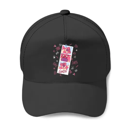Disneyss And Pixarss Toy Story Lotso Fluffy Cute Photo Strip Baseball Caps