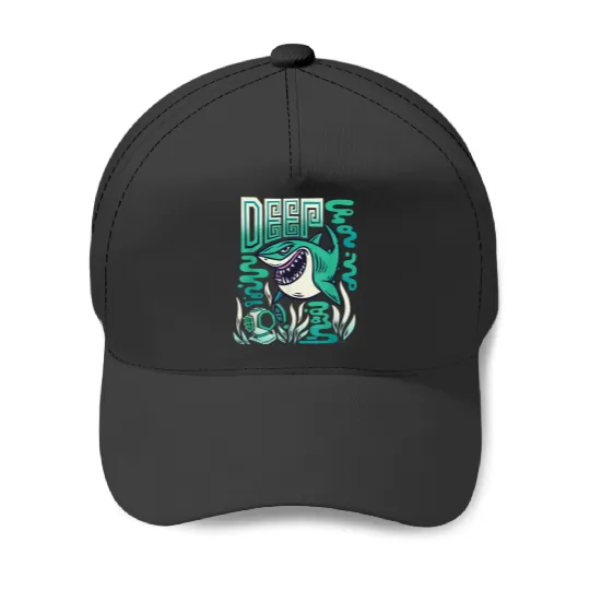 Disneyss And Pixarss Finding Nemo Bruce The Shark Deep Baseball Caps