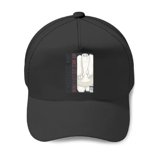 Disney Big Hero 6 TV Series Baymax Excuse Me Graphic Baseball Caps
