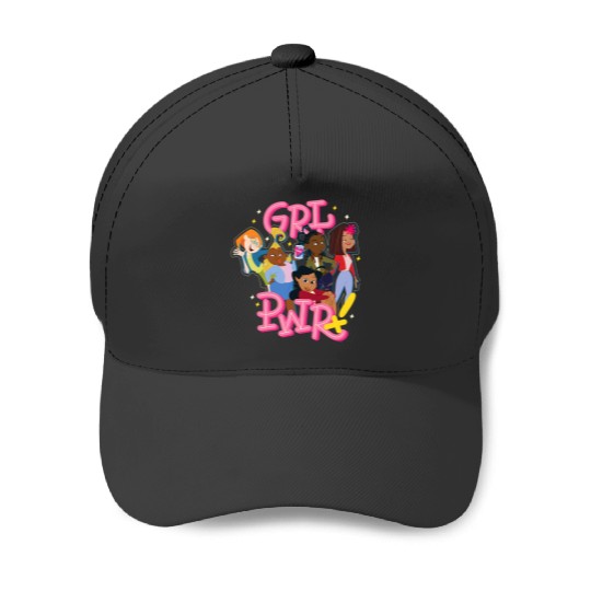 Disney Proud Family GRL PWR Girl Power Besties Baseball Caps