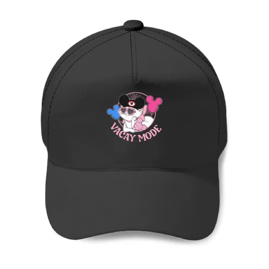 Disney The Aristocats Marie Cat Vacay Mode Mickey Balloon Baseball Caps, Disney Cat Baseball Caps