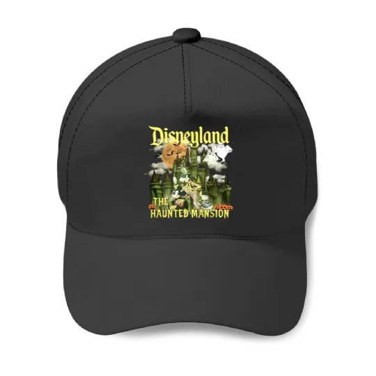 Vintage Disneyland Haunted Mansion Baseball Caps, Disney Halloween Baseball Caps