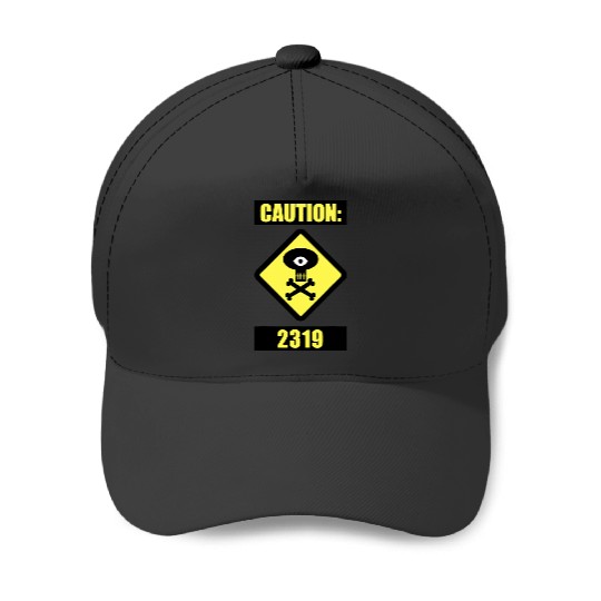 Disney Pixars Monsters University Caution 2319 Hazard Logo Baseball Caps
