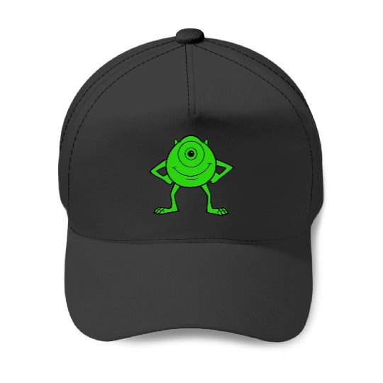 Disney Pixarss Monsters Inc. Mike Wazowski Cyclops Retro Baseball Caps