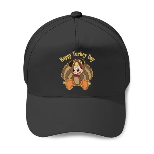 Disney Mickey And Friends Thanksgiving Mickey Turkey Baseball Caps