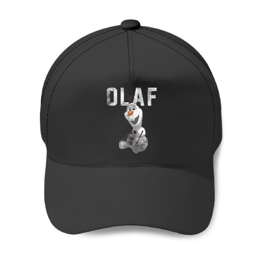 disney frozens Cute Olaf Distressed Big Chest Portrait Baseball Caps