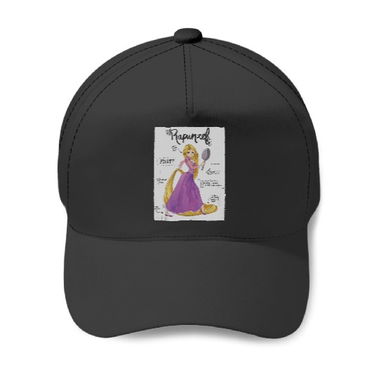 Disney Tangled Rapunzel Fashion Callouts Baseball Caps