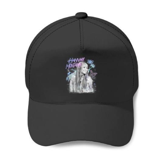 Disneyss Hannah Montana Iconic Teen Idol Big Chest Portrait Baseball Caps