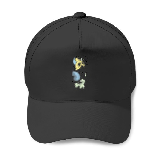 Disney Peter Pan Tinkerbell Airbrush Style Sketch T-Shirt T-Shirt Baseball Caps