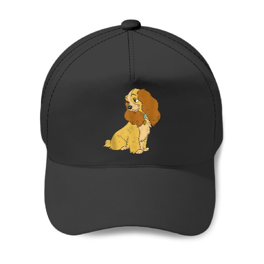 Disneyss Lady And The Tramp Lady Simple Portrait Baseball Caps