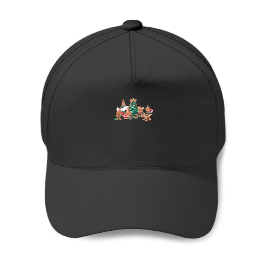 Disney Mickey & Pals Gingerbread Cookies and Christmas Tree T-Shirt Baseball Caps