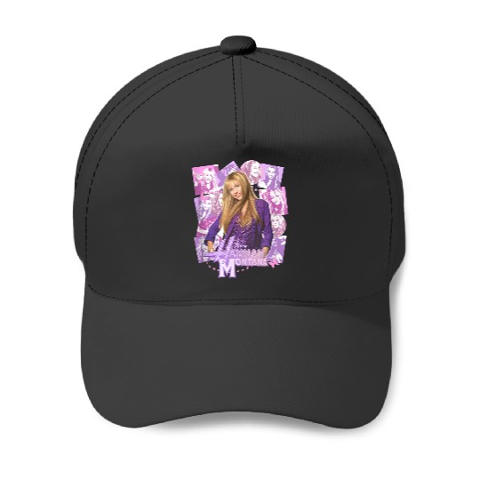 Disneyss Hannah Montana Epic Iconic Collage Big Chest Poster Baseball Caps