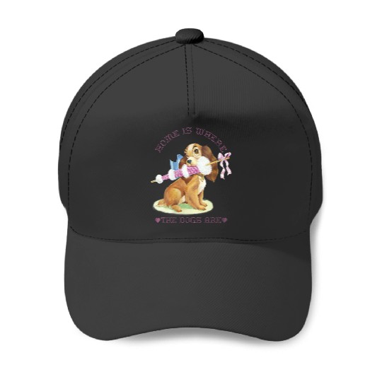 Disneyss Lady And The Tramp Lady Home Is Where The Dogs Are Baseball Caps