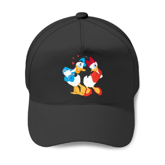 Disneyss Donald And Daisy Sweethearts Valentines Day Baseball Caps