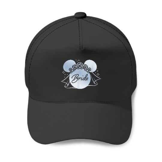 Disney Wedding Matching Minnie Mouse Bridal Veil Wife Bride Baseball Caps