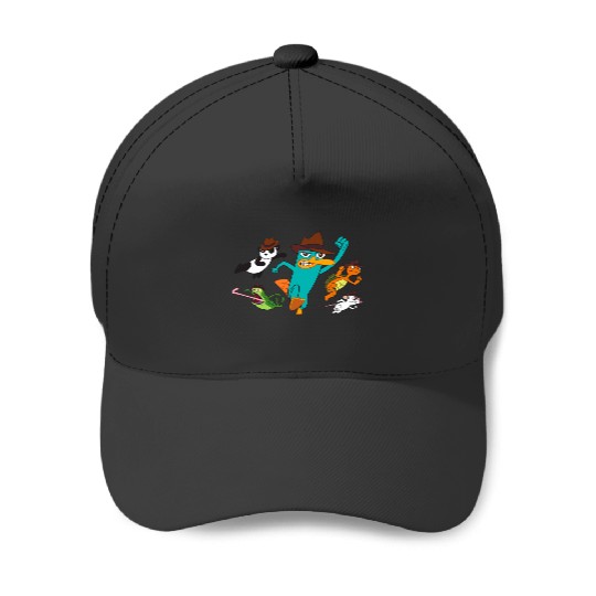 Disney Channel Phineas and Ferb O.W.C.A. Baseball Caps