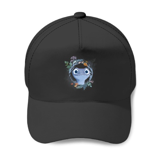 disney frozens 2 Bruni The Salamander Watercolor Portrait Baseball Caps