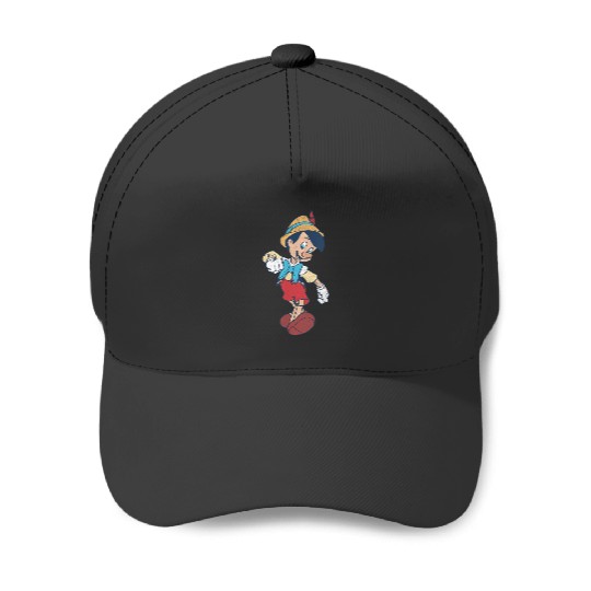 Disney Pinocchio Strutting With A Smile Full Bod Baseball Caps