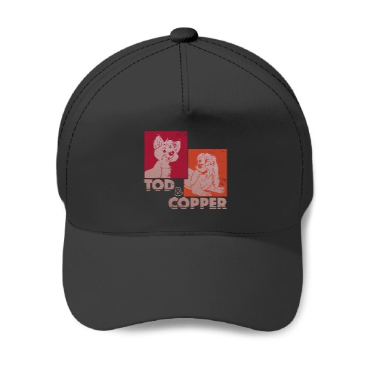 Disney The Fox and the Hounds Tod Copper Retro Baseball Caps