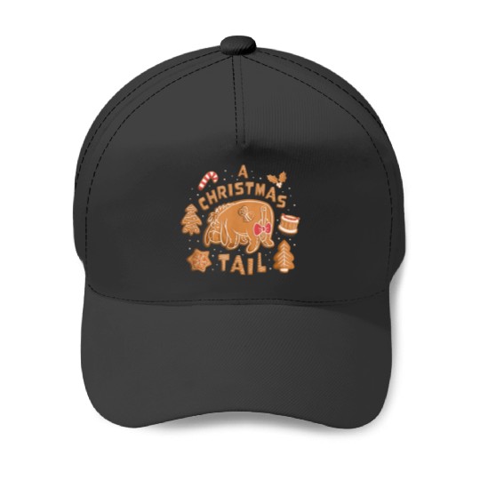 Disneyss Winnie The Pooh Eeyore Gingerbread A Christmas Tail Baseball Caps