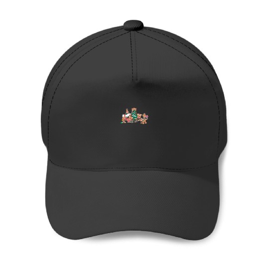 Disneyss Mickey Pals Gingerbread Cookies And Christmas Tree Baseball Caps
