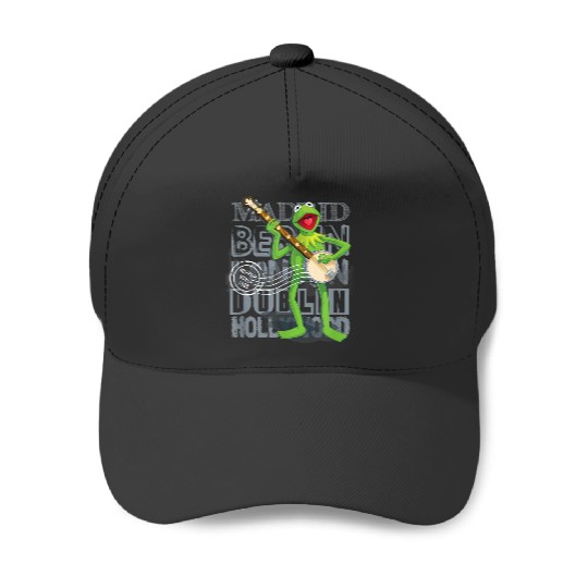 Disney The Muppets World Tour Kermit Banjo Poster Baseball Caps