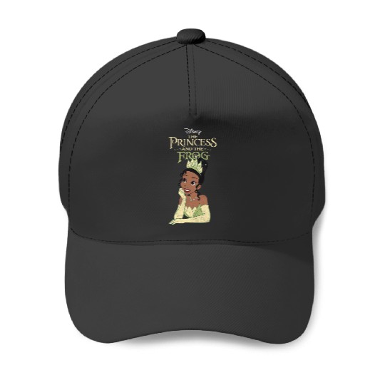 Disney The Princess And The Frog Iconic Tiana Chest Poster Baseball Caps