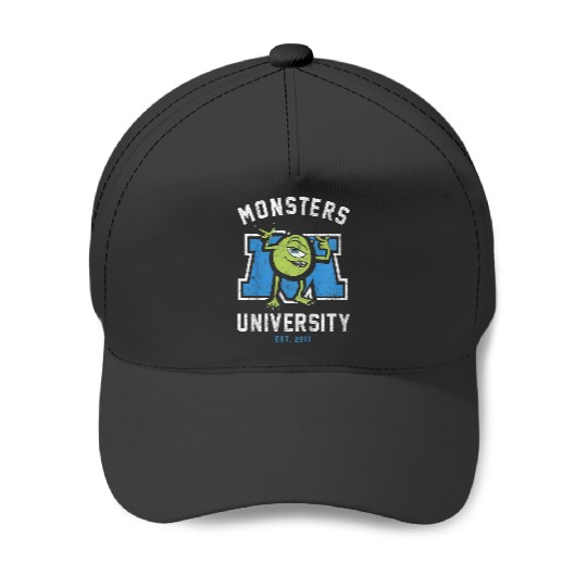 Kids Disney Pixarss Monsters University Mike Wazowski Distressed Baseball Caps