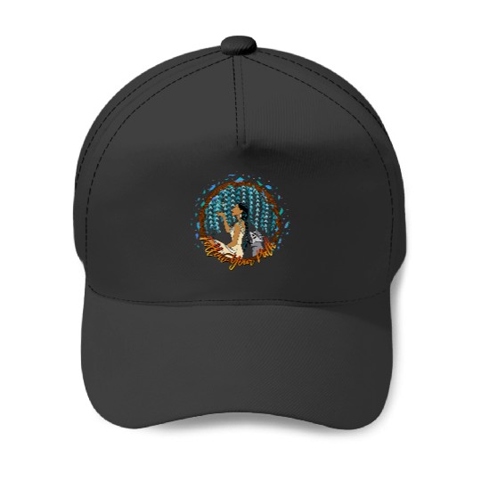 Disney Pocahontas Follow Your Path Circle Text Baseball Caps