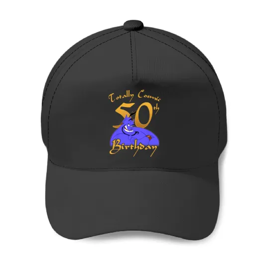 Disney Aladdin Genie Totally Cosmic 50th Birthday Baseball Caps