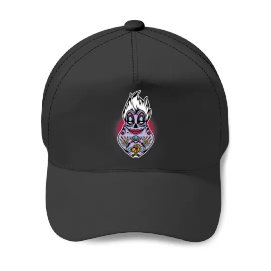 Disney Villains Halloween Ursula Sugar Skull Baseball Caps