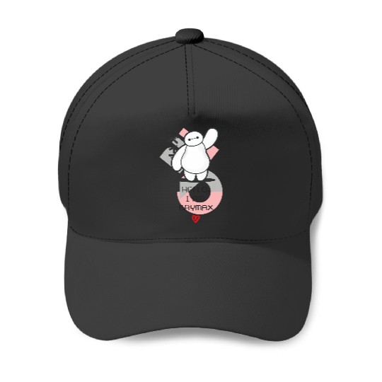 Disney Big Hero 6 Hello I Am Baymax Cute Kanji Logo Baseball Caps