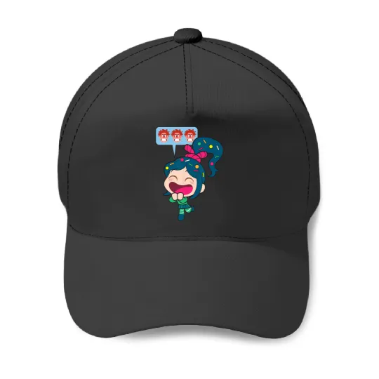 Disney Ralph Breaks the Internet Laughing Vanellope Baseball Caps