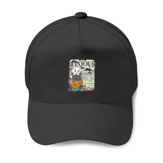 Disney The Aristocats Bonjour Baseball Caps