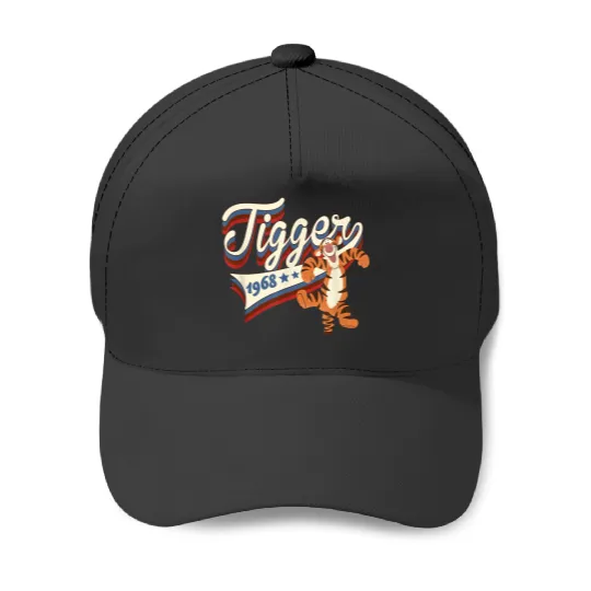 Disneyss Winnie The Pooh Americana Tigger Collegiate 1968 Baseball Caps