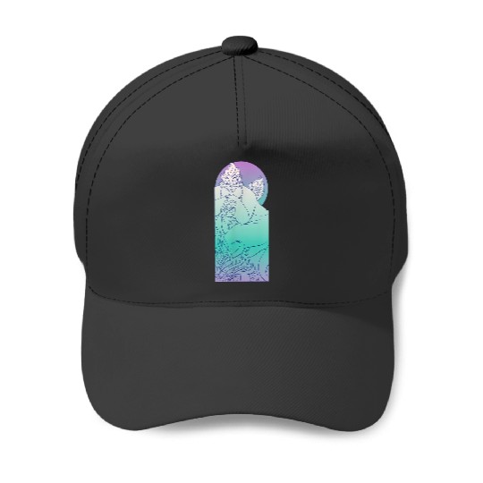 Disneyss The Little Mermaid Ursula And Eels Ombre Baseball Caps