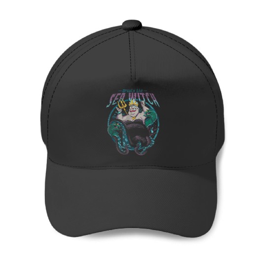 Disneyss The Little Mermaid Ursula The Sea Witch Poster Baseball Caps