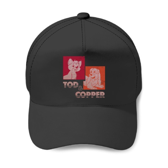 Disney The Fox and The Houndss Tod Copper Retro Baseball Caps