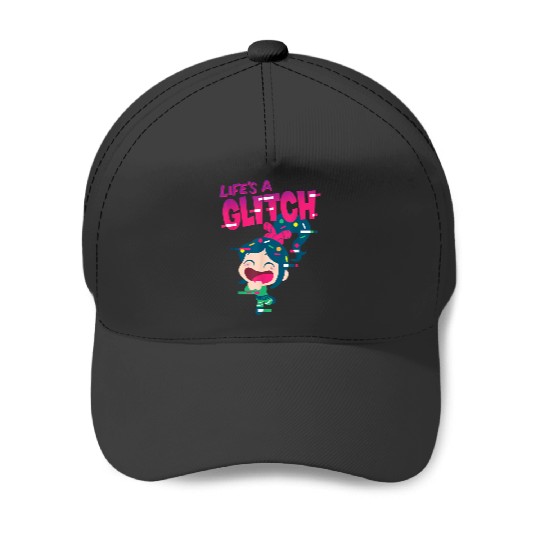 Disneyss Ralph Breaks The Internet Vanellope Glitch Baseball Caps