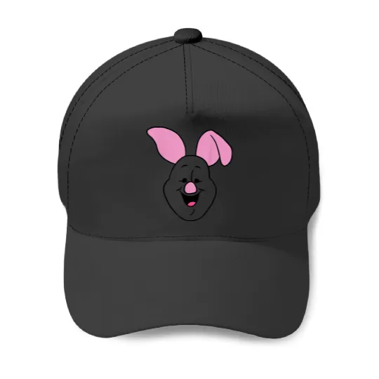 Disneyss Winnie The Pooh Piglet Large Faces Baseball Caps