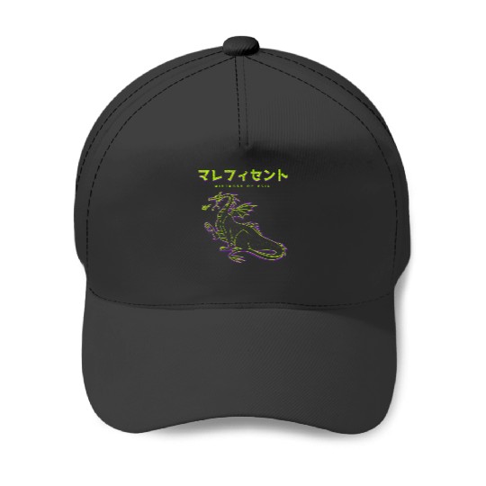 Disney Sleeping Beauty Maleficent Dragon Outline Baseball Caps