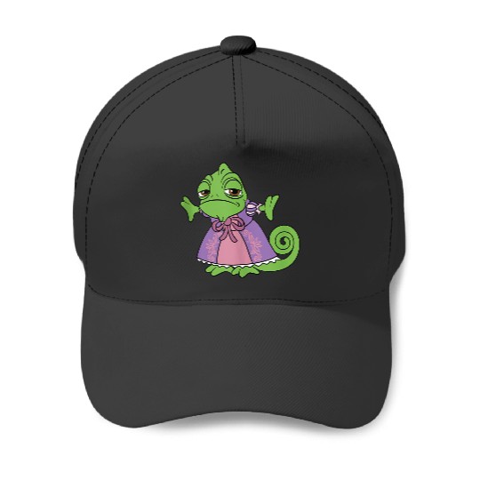 Disneyss Tangled Cute Pascal Dressed Up Big Chest Portrait Baseball Caps